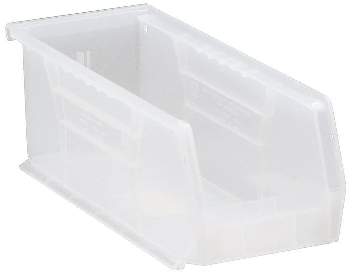 MT-RSR Stack + Hang Bins - 10.875in x 4.125in x 4in - Clear - Each QS-224CL