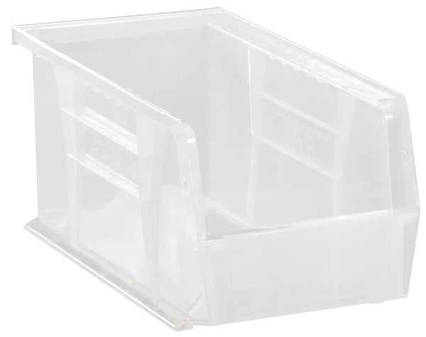 MT-RSR Stack + Hang Bins - 10.875in x 5.5in x 5in - Clear - 12 Case QS-230CL-12