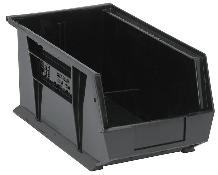 MT-RSR Stack + Hang Bins - 14.75in x 8.25in x 7in - Black - Each QS-240BK
