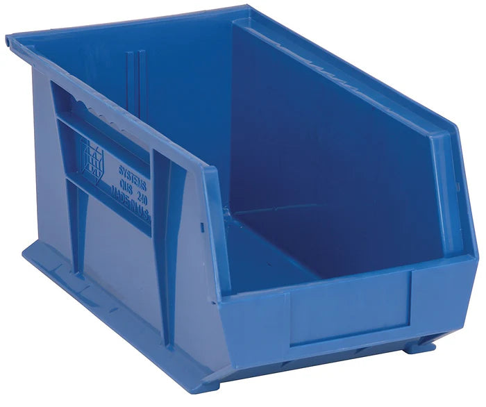 MT-RSR Stack + Hang Bins - 14.75in x 8.25in x 7in - Blue - Each QS-240BL
