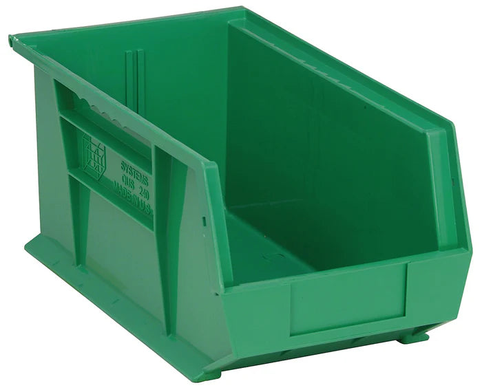 MT-RSR Stack + Hang Bins - 14.75in x 8.25in x 7in - Green - Each QS-240GN