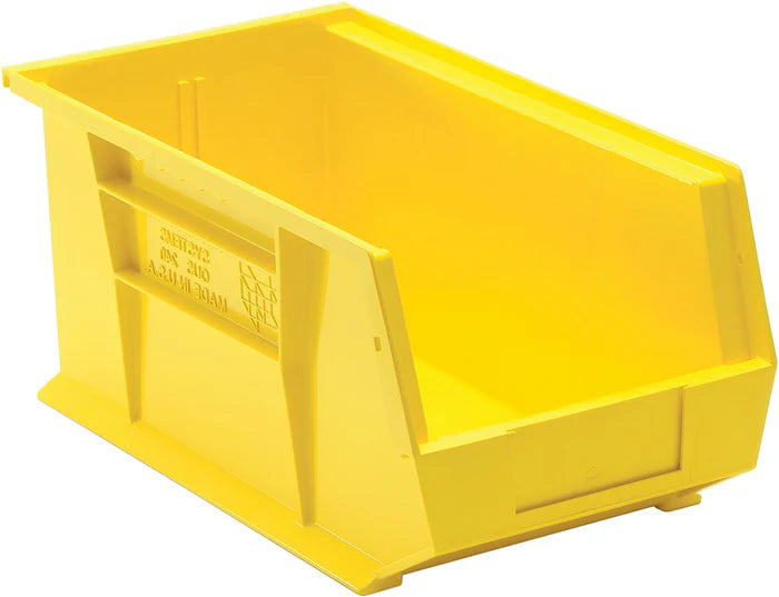MT-RSR Stack + Hang Bins - 14.75in x 8.25in x 7in - Yellow - Each QS-240YL