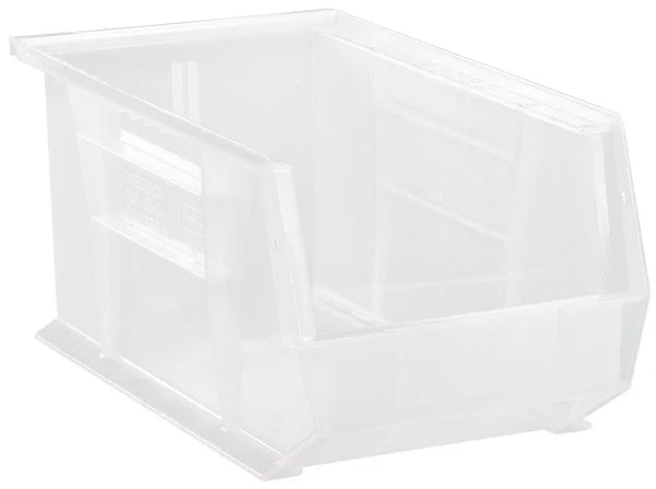 MT-RSR Stack + Hang Bins - 14.75in x 8.25in x 7in - Clear - 12 Case QS-240CL-12