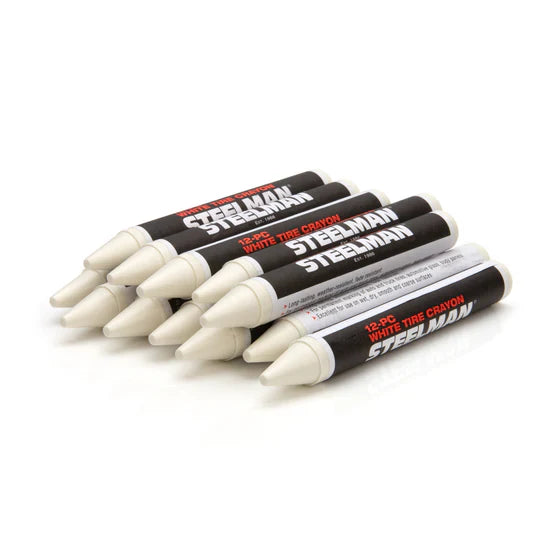 MT-RSR Steelman White Tire Marking Crayons (Box of 12) STL-073