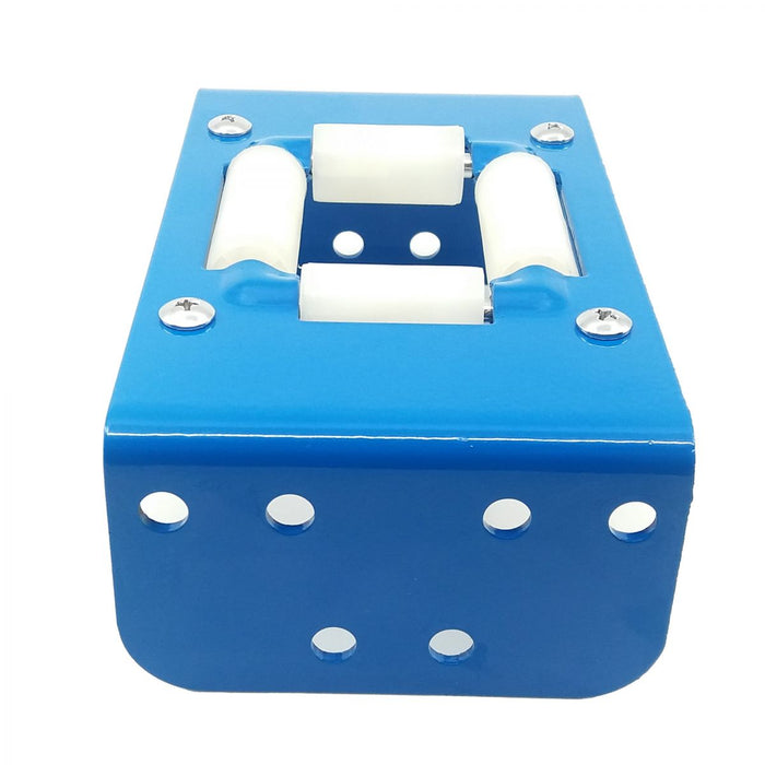 BluBird Roller Plate Assembly for Dual Arm Reel All Sizes - Blue RSRPDA-BLUE