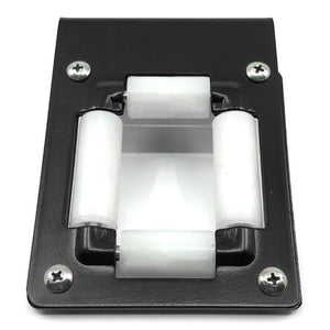 BluBird Roller Plate Assembly for 3/8" & 1/2" Small Reel - Black RSRPS-BLACK