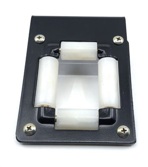 BluBird Roller Plate Assembly for 3/8" & 1/2" STD & HD Black RSRPSTD-BLACK
