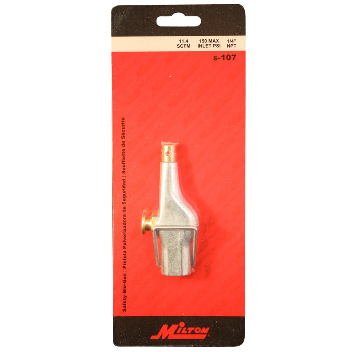 Milton 107 1/4" NPT Button-Style Blow Gun