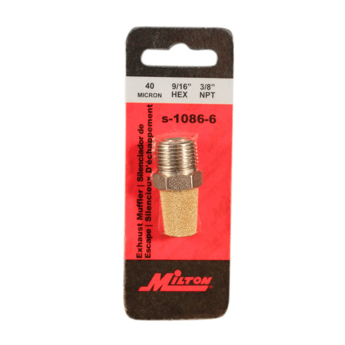 Milton S-1086-6 3/8" NPT Exhaust Muffler (Pack of 5)