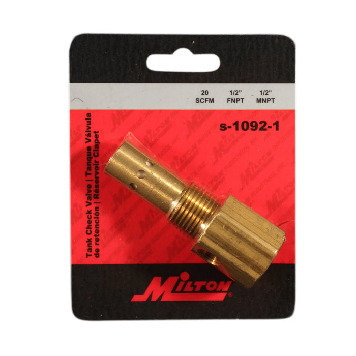 Milton S-1092-1 1/2" NPT Compressor Tank Check Valve