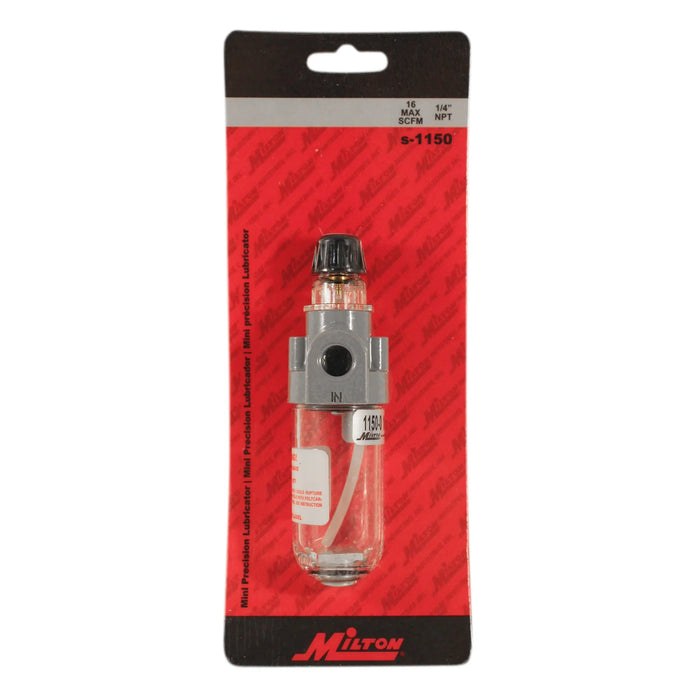 Milton S-1150 1/4" NPT Polycarbonate Mini Lubricator