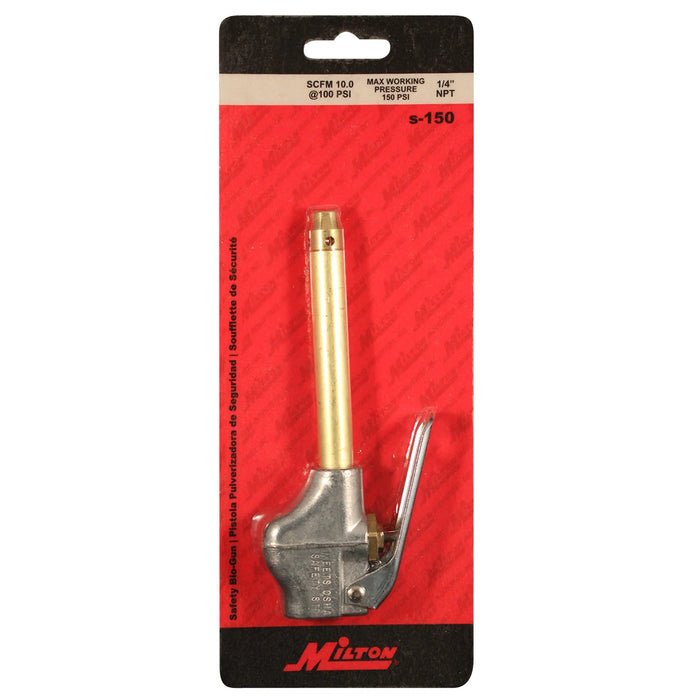 Milton 150BK 1/4" NPT Lever-Style Blow Gun