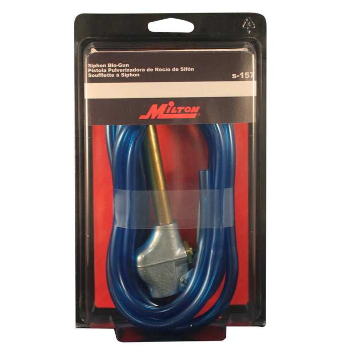 Milton  S-157 Siphon Spray-Cleaning Blow Gun & Hose Tubing Kit - Made For Use with Liquids - 150 PSI