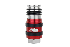 Milton 1758 2-In-ONE Universal Safety Exhaust Industrial Coupler, 3/8" NPT x 3/8" Body Flow