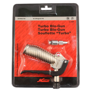 Milton  S-181 Turbo Pistol Grip Blow Gun - Adjustable Nozzle - 42 CFM - 230 Max PSI (S-181)