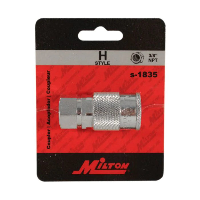 Milton S-1835 3/8" FNPT H-Style Coupler