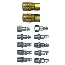 Load image into Gallery viewer, Milton  S-210 1/4&quot; NPT M-STYLE® Coupler and Plug Kit (12-Piece)