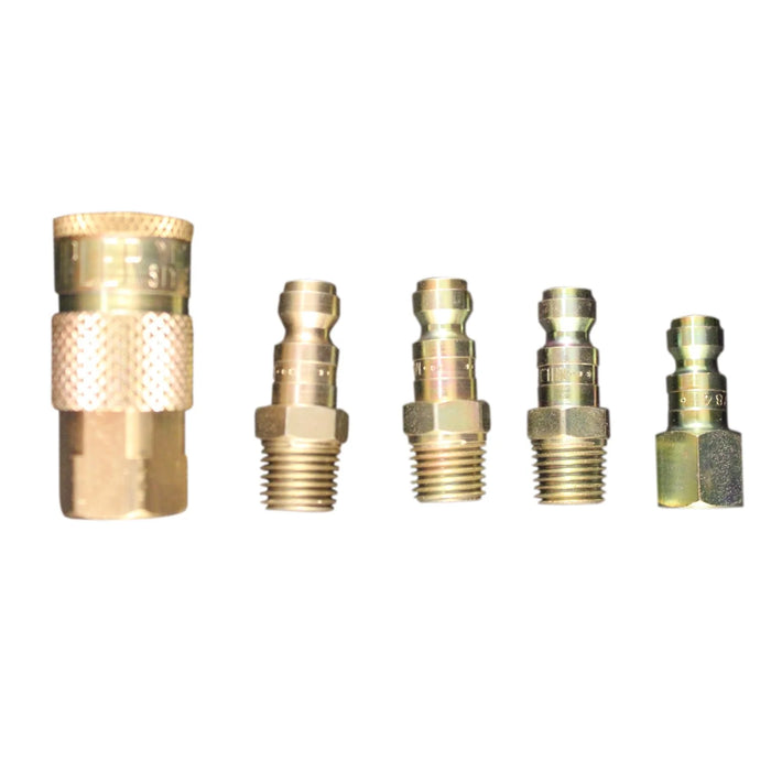 Milton S-215 1/4" NPT T-Style Coupler and Plug Kit