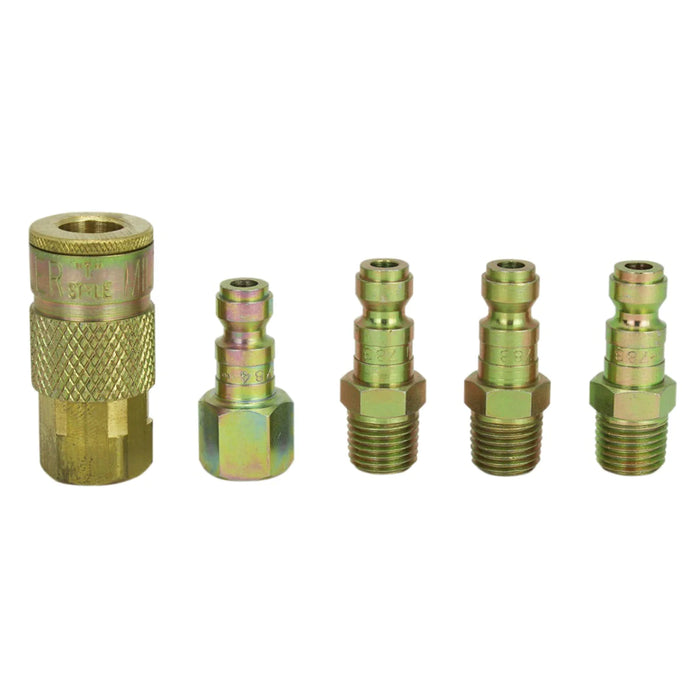 Milton S-215 1/4" NPT T-Style Coupler and Plug Kit