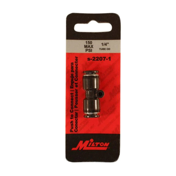 Milton 2207-1 1/4" OD Push-to-Connect Straight Union