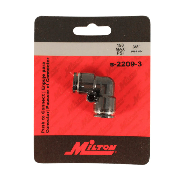 Milton  S-2209-3 3/8" OD Push to Connect Elbow Union (Pack of 5)