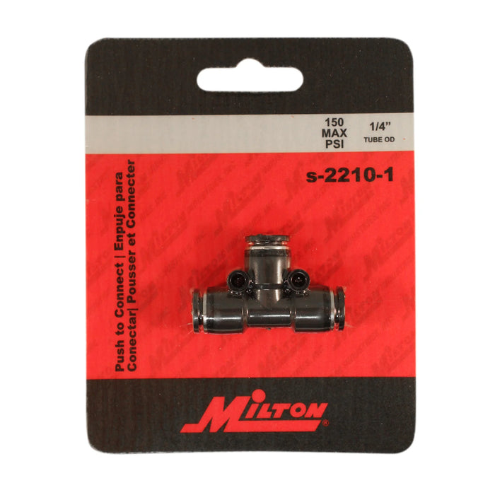 Milton S-2210-1 1/4" OD Push to Connect Tee Union (Pack of 5)