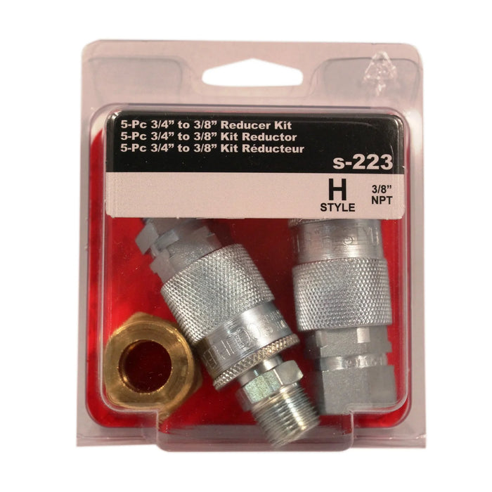 Milton S-223 H-Style Coupler and Plug Reducer Kit