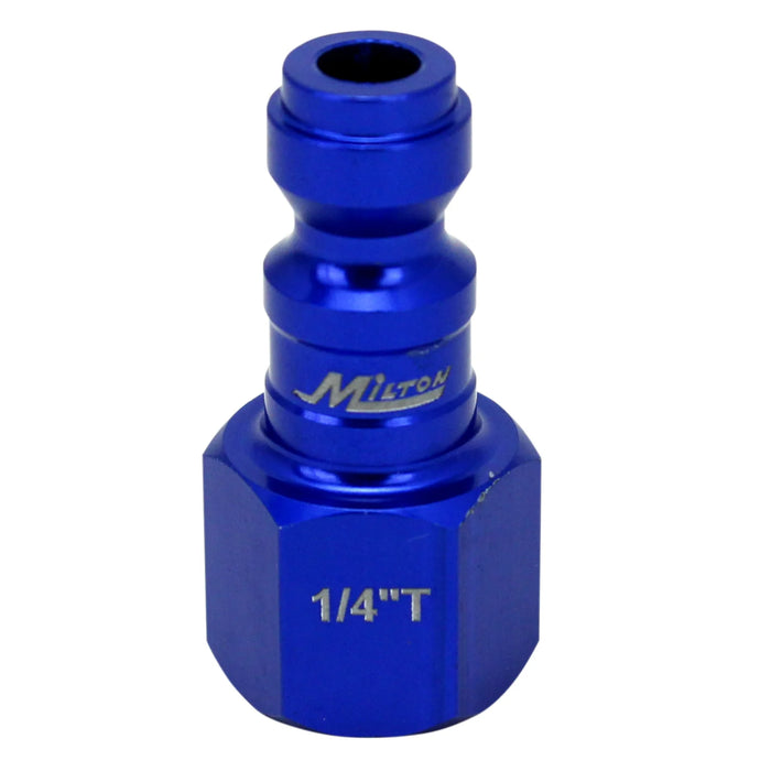 Milton S-305TKIT COLORFIT® Coupler & Plug Kit - (T-Style, Blue) - 1/4" NPT (5-Piece)