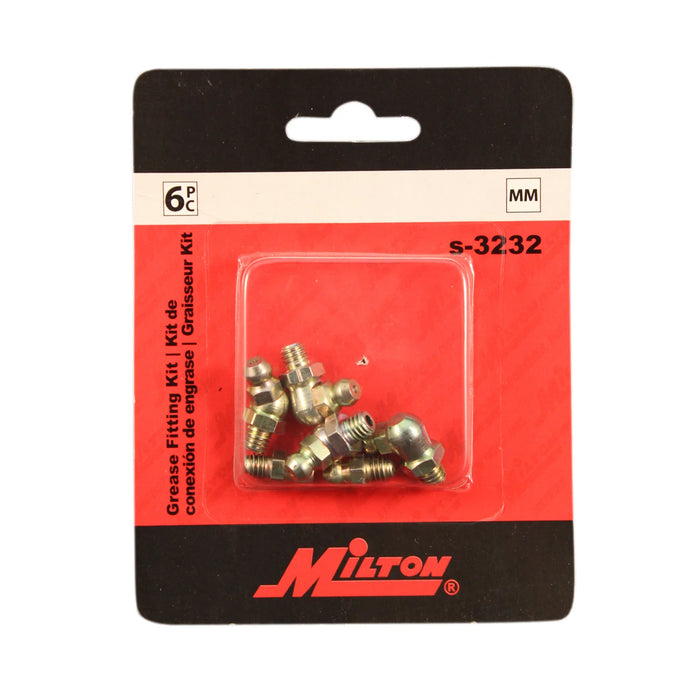 Milton  S-3232 Metric Grease Fitting Kit (Pack of 10)