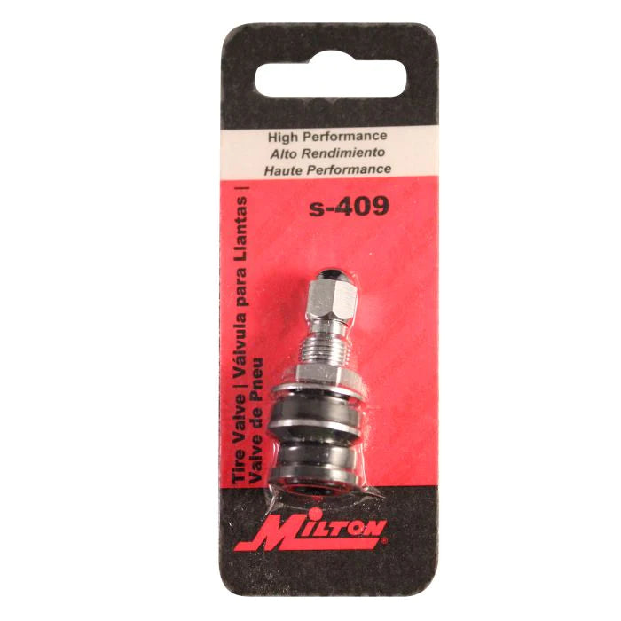 Milton 409 High Performance Tubeless Tire Valve