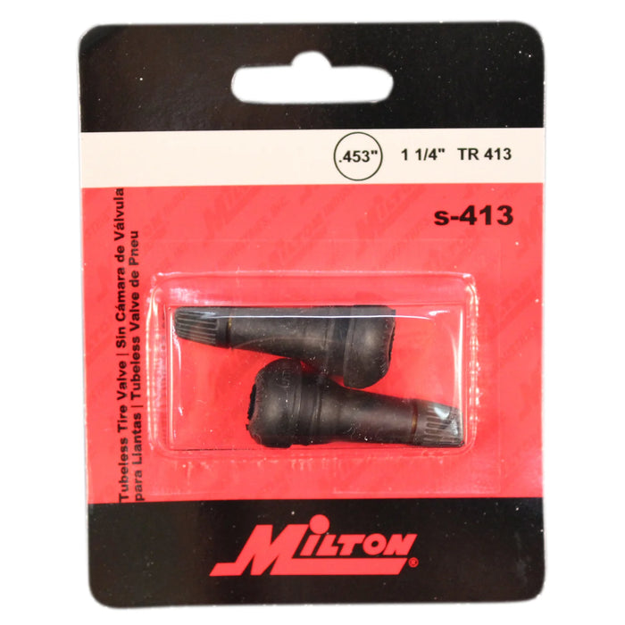 Milton  s-413 TR 413 Tubeless Tire Valve (Pack of 10)