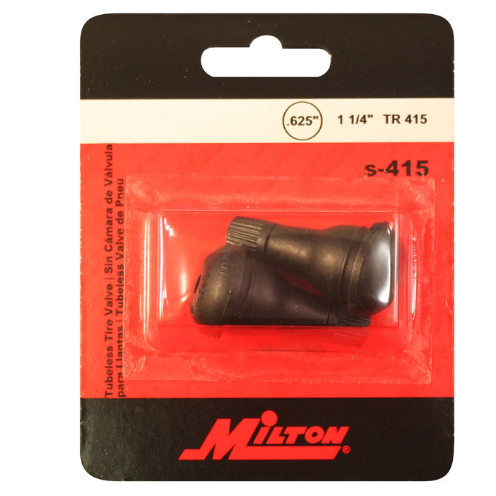 Milton  s-415 1 1/4" Tubeless Tire Valve (Pack of 10)