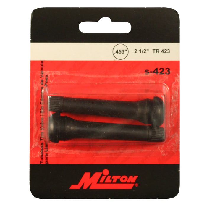 Milton s-423 2 1/2" Tubeless Tire Valve (Pack of 10)