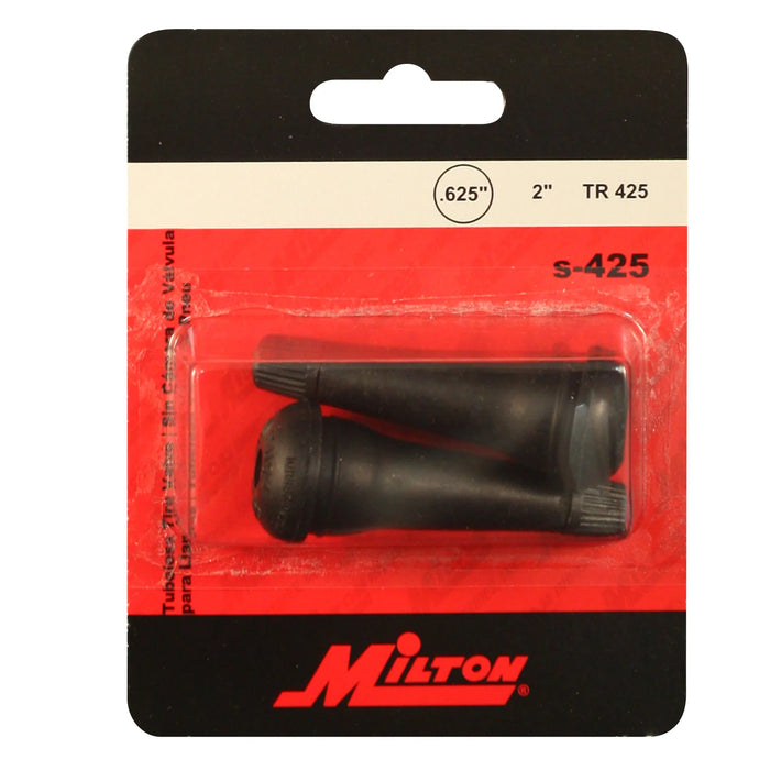 Milton  s-425 2" Tubeless Tire Valve (Pack of 10)