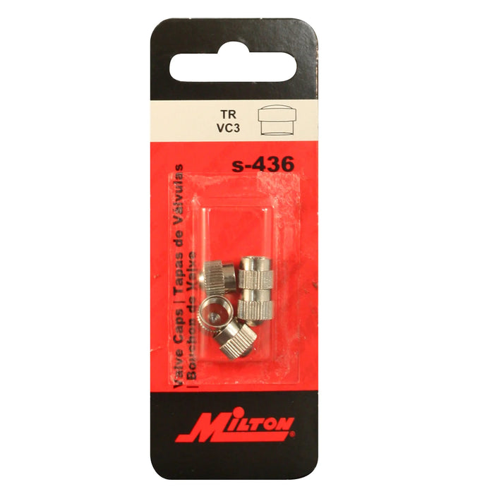 Milton s-436 TR VC3 Dome Type Valve Cap (Pack of 10)