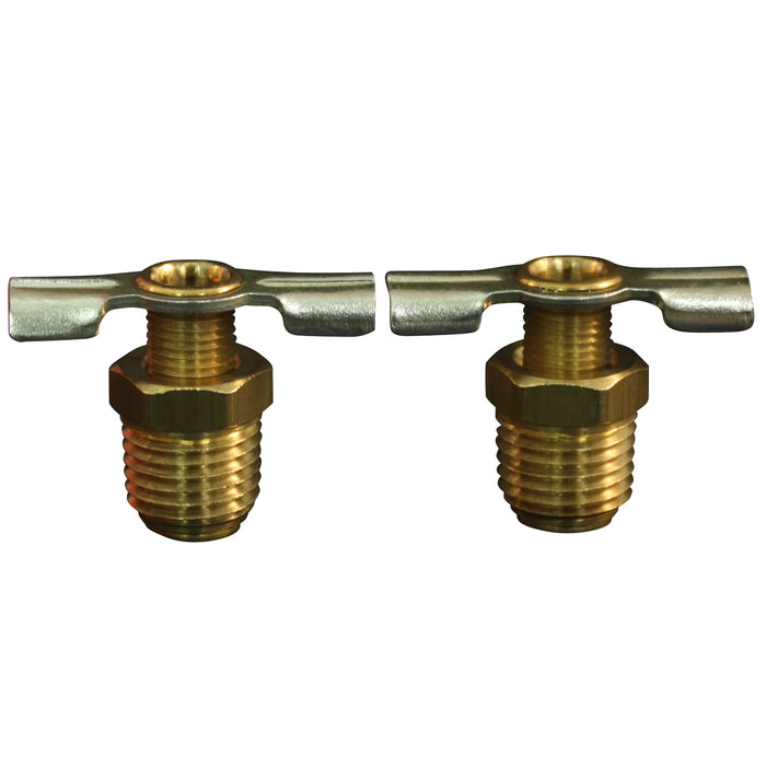 Milton s-614-4 1/4" NPT Brass Compressor Tank Drain Cock (Pack of 10)