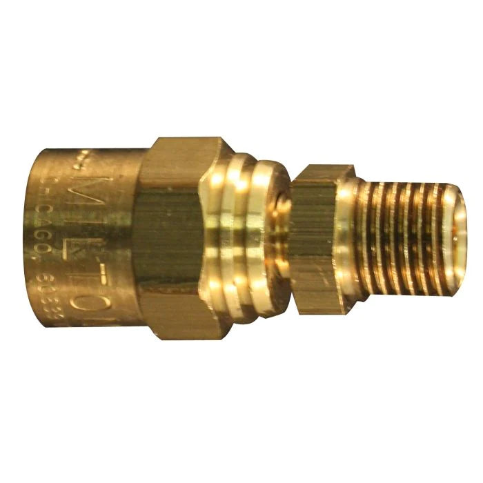 Milton 617 1/4" MNPT 5/8" OD Reusable Hose End Fitting