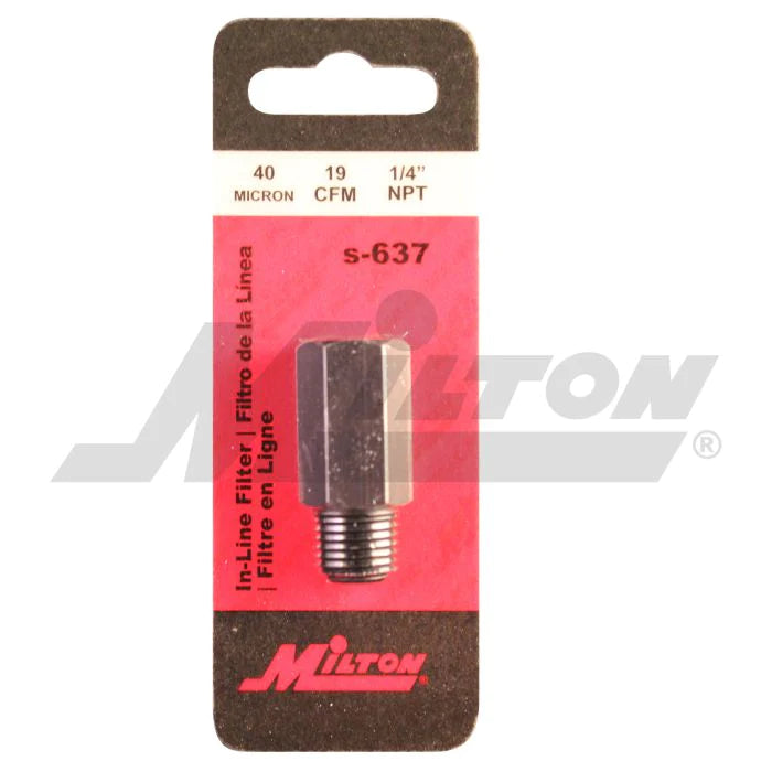 Milton s-637 1/4" NPT In-Line Filter