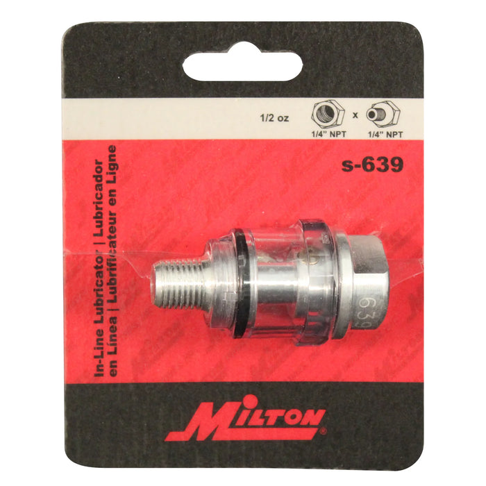 Milton s-639 1/4" NPT In-Line Lubricator