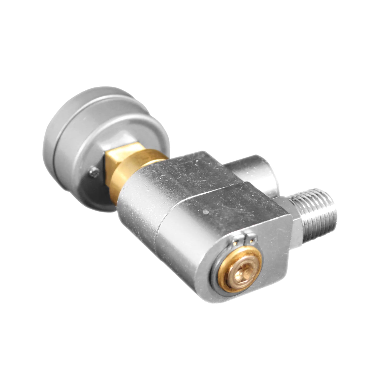 Milton S-657-3 1/4 NPT Swivel Hose Fitting with Flow Control and Gauge