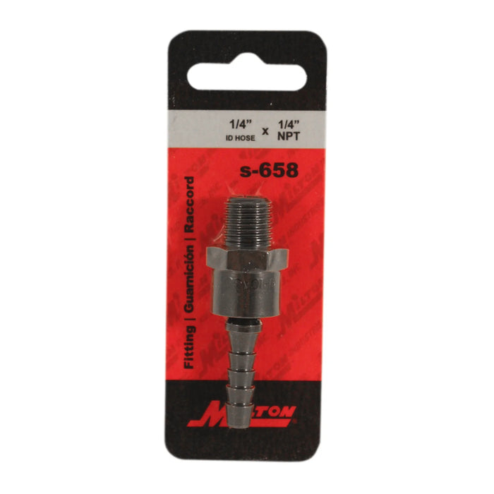 Milton s-658 1/4" MNPT Swivel Hose Fitting (Pack of 10)