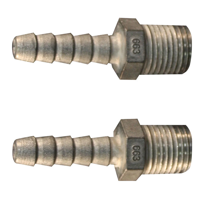 Milton s-663 1/4" ID Zamak Hose End (Pack of 10)