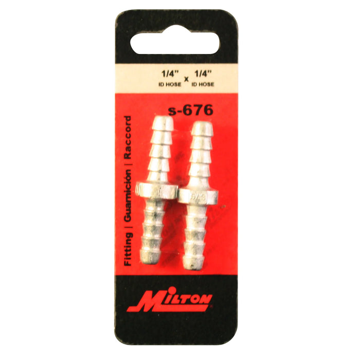 Milton s-676 1/4" ID Zamak Hose Mender (Pack of 10)