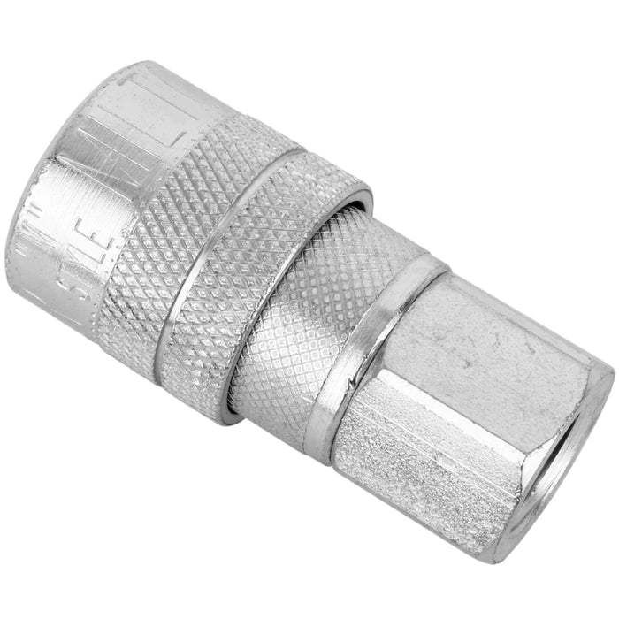 Milton 715STBK 1/4" FNPT Industrial Interchange (M-STYLE®) Quick-Connect Steel Coupler (Box of 100)