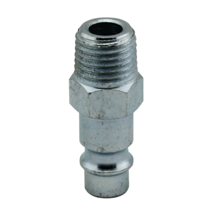 Milton 760-1 HIGHFLOWPRO® 1/4" MNPT V-Style/Euro Interchange Steel Air Plug Fitting (High Volume Low Pressure Application)