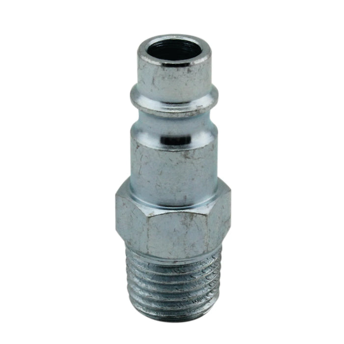 Milton 760-1 HIGHFLOWPRO® 1/4" MNPT V-Style/Euro Interchange Steel Air Plug Fitting (High Volume Low Pressure Application)