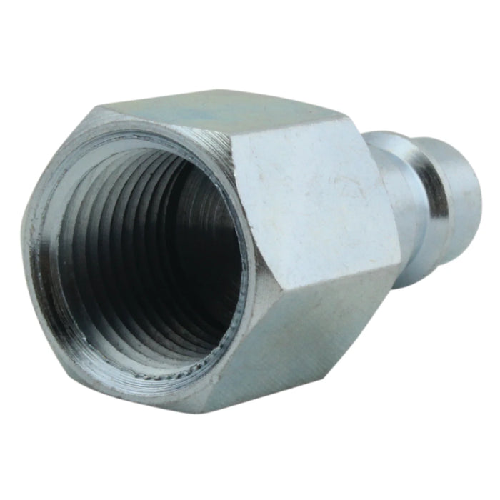 Milton 763-1 HIGHFLOWPRO® 1/4" FNPT V-Style/Euro Interchange Steel Air Plug Fitting (High Volume Low Pressure Application)