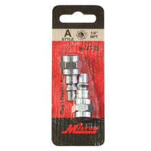 Load image into Gallery viewer, Milton 778BK 1/4&quot; NPT A-Style Plug