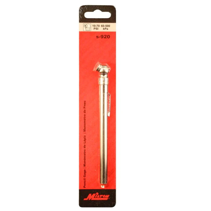 Milton S-920 Pencil Tire Pressure Gauge with Tread Depth Gauge