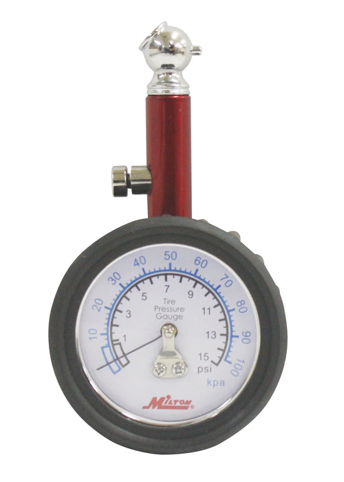 Milton s-931 Dial Tire Gauge 0-15 PSI (Pack of 5)